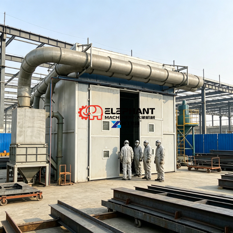 Sandblaster Cabinet - Industrial Sandblast Cabinet 20ft Container Sandblasting