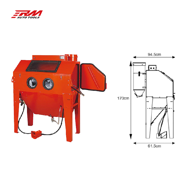 RM RF8023 Steel Car Surface Cl - огляд і ціна Sandblaster Cabinet