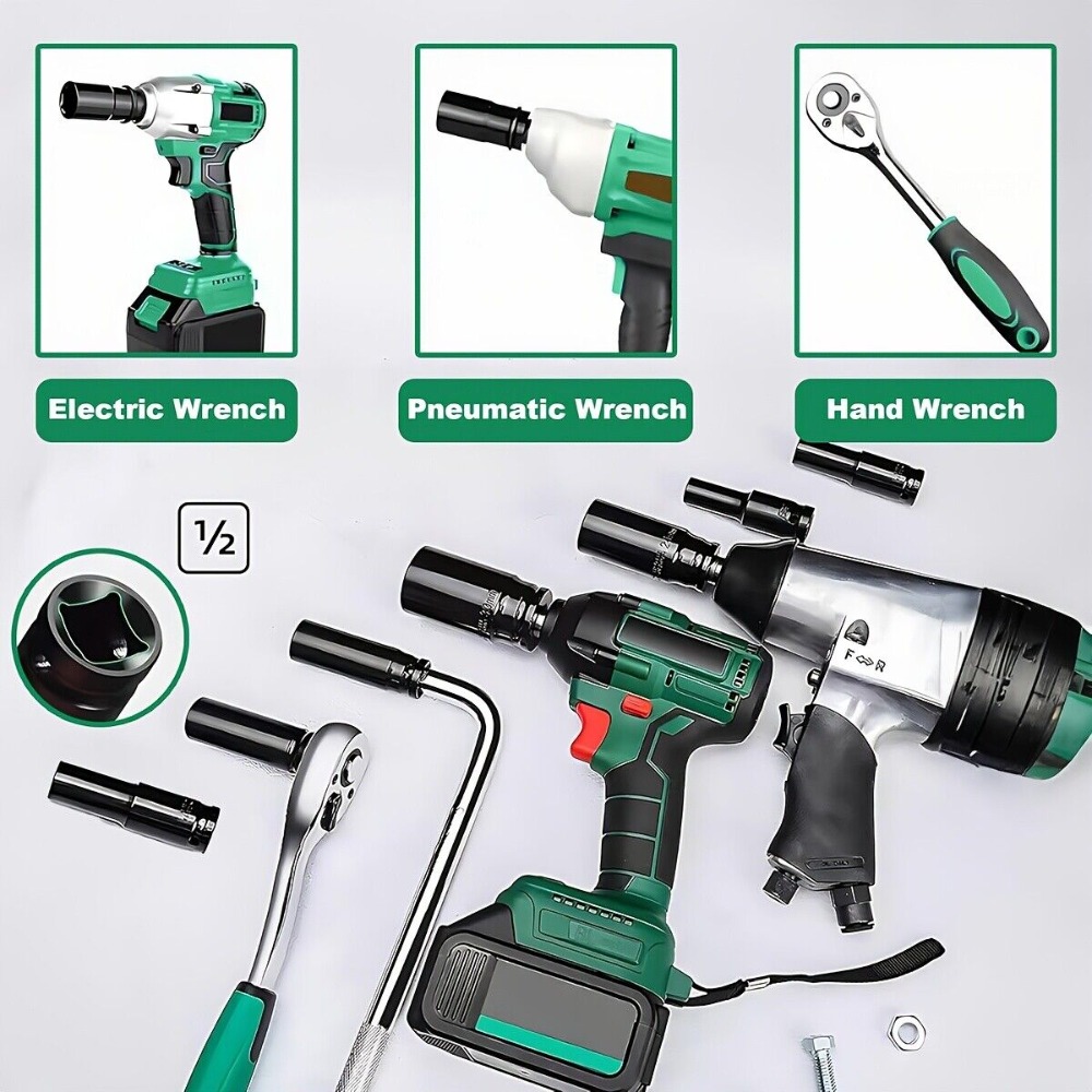 1/2Inch Drive 6-Point Impact S - огляд і ціна Pneumatic Impact Wrench