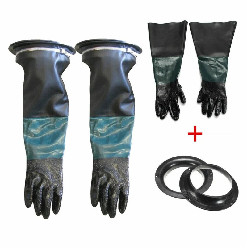 1 Pair Heavy Duty Sandblasting - огляд і ціна Sandblaster Cabinet