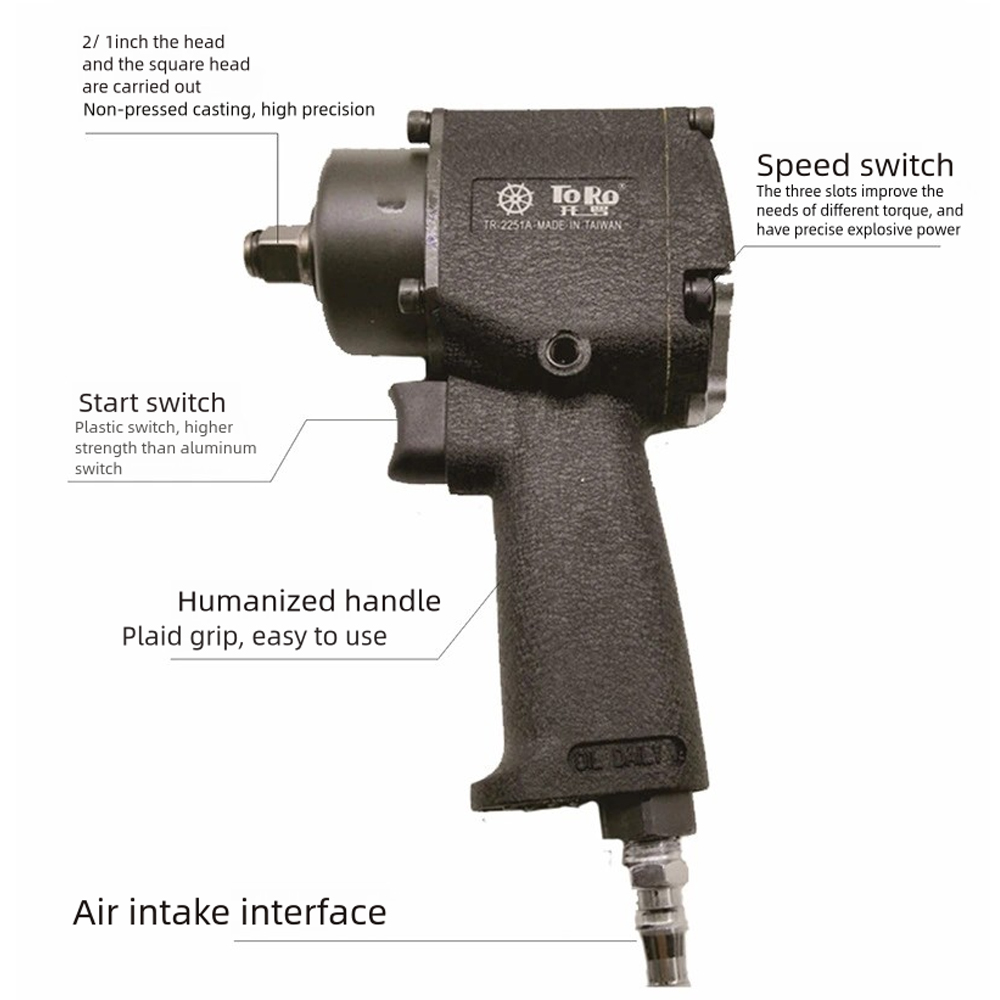 AhuHardware 9000rpm 1/2 Air Wr - огляд і ціна Pneumatic Impact Wrench